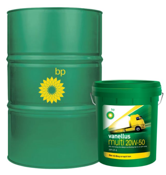 BP VANELLUS MULTI 20W50 CF-4 209L